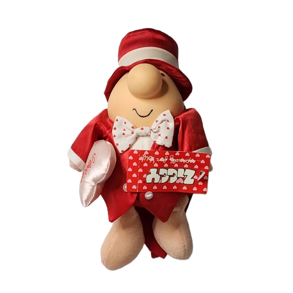Vintage 1987 AMERICAN GREETINGS ZIGGY "I LOVE YOU" VALENTINE'S DAY PLUSH NWT - Picture 2 of 12